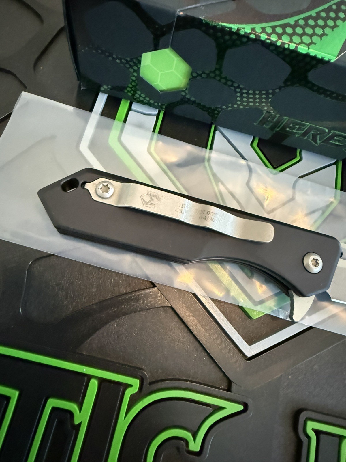 Heretic Knives Jinn Manual, Battleworn Magnacut BIN!!