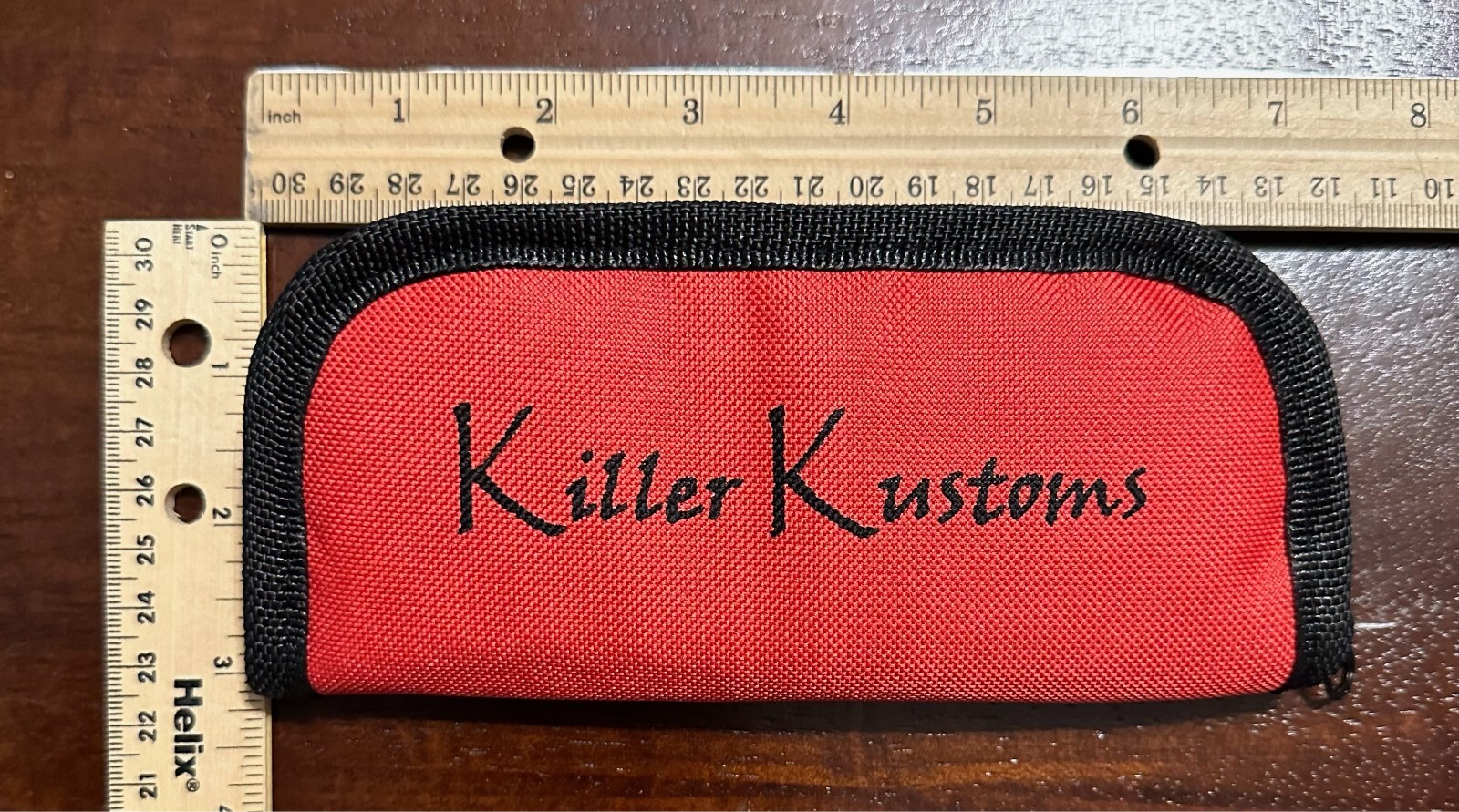 Knife Storage Case Zippered Clamshell Pouch – Holds 2 Pocket Knives up to 5.5″