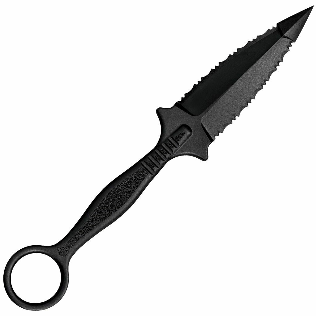 COLD STEEL FGX Ring Knife SELF DEFENSE, Griv-Ex Plastic, 5 3/4″ HANDLES 92FR