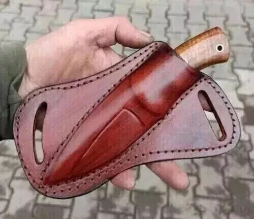 Handmade Fixed Blade Hunting Pocket Knife, Scout Carry Knife Tracker Knife.