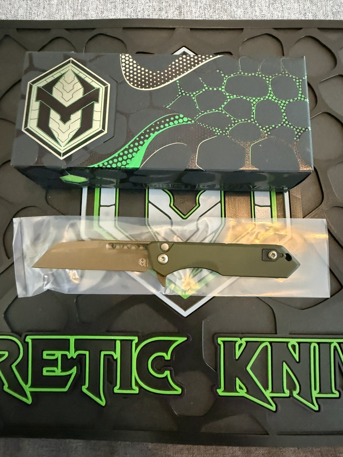 Heretic Jinn Manual – Green Aluminum Bronze Magnacut NIB!!!