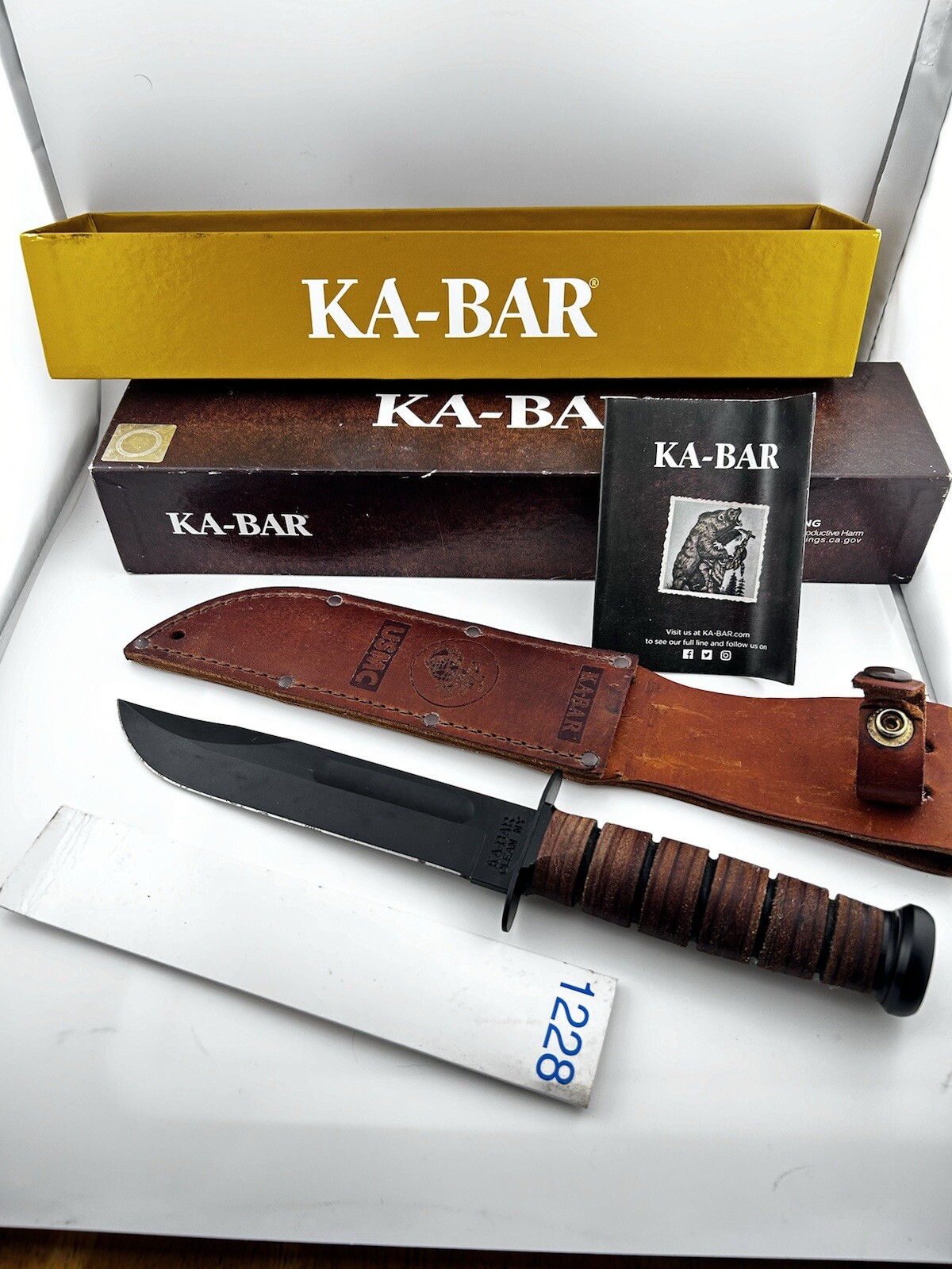 USMC The Legend KA-BAR® Fighting/Utility Knife 1217 – Original USA -Short Model