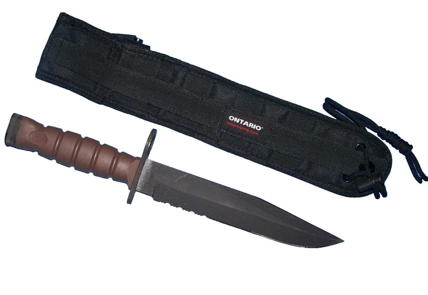 Vintage OKC3S Knife USMC Marine Corps Bayonet Ontario Knife Co & MOLLE Sheath