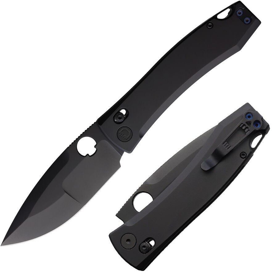 Daggerr Knives Nightmare Folding Knife 3.88 Magnacut Steel Blade Titanium Handle