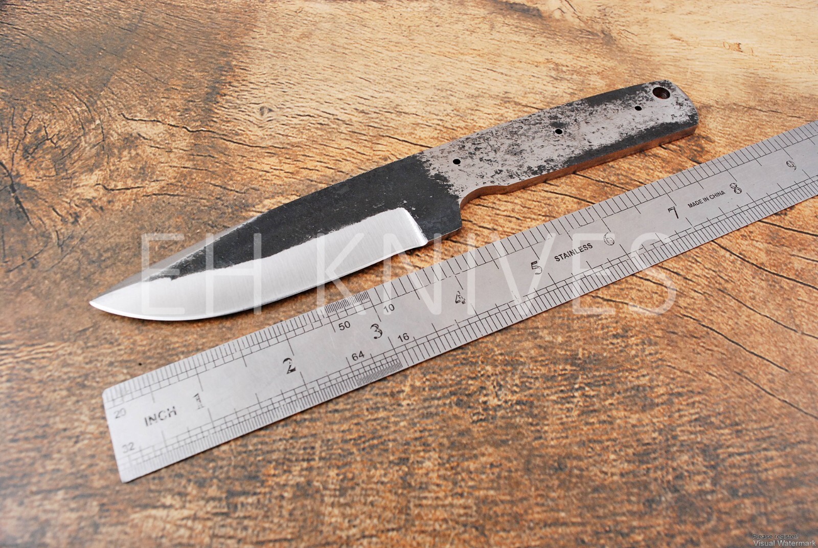 HANDMADE DAMASCUS STEEL HUNTING/CAMPING KUKRI KNIFE SUPPLY WOOD & BRASS 5035