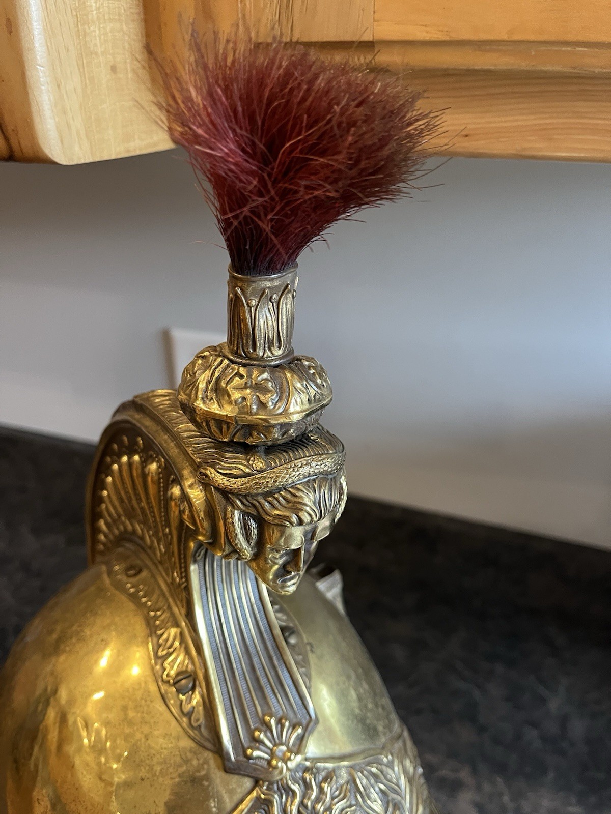 French Cuirassier Helmet Model 1874? Gendarmerie? 1825 Transformed Fire Brigade?