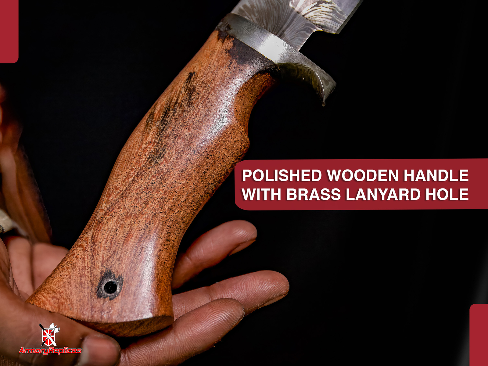 Custom Handmade Twist Damascus Steel Hunting Knife w/ Hand Tooled Leather Sheath