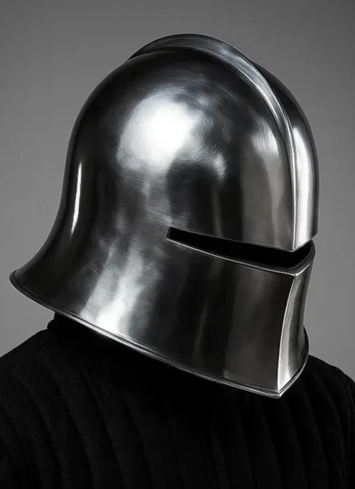 Medieval Knight Helmet Steel Armor Gothic Warrior Full Face Visor Replica