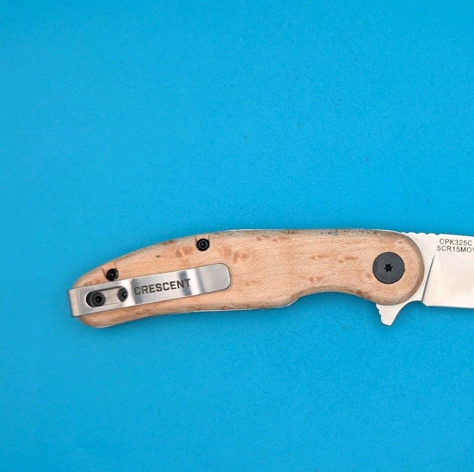 Crescent 3-1/4In Drop Point Aluminum Handle Pocket Knife CPK325A 3.25″ Used