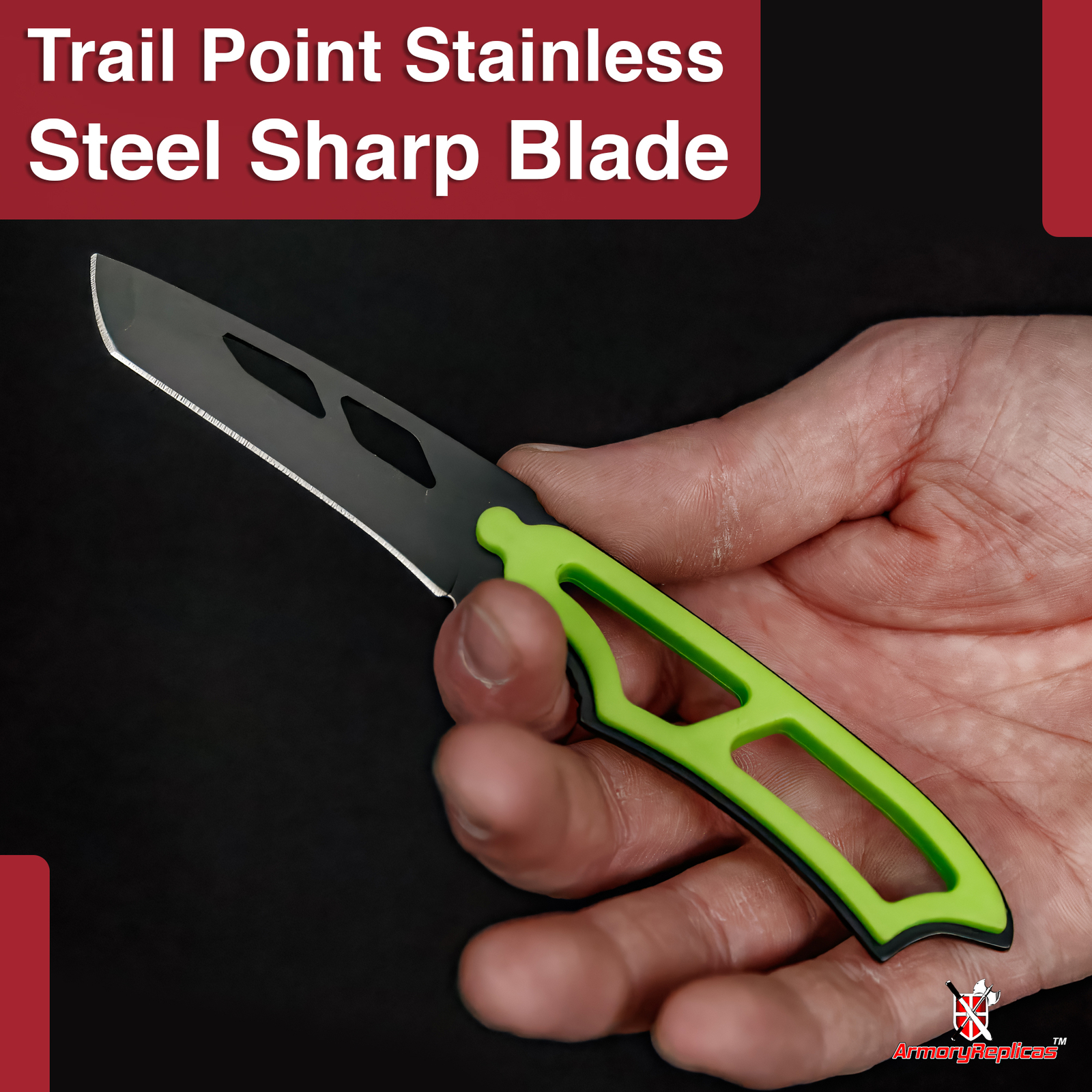 Tactical Emergency Neck Knife – Tactical Zombie Warrior Full Tang Survival Tool