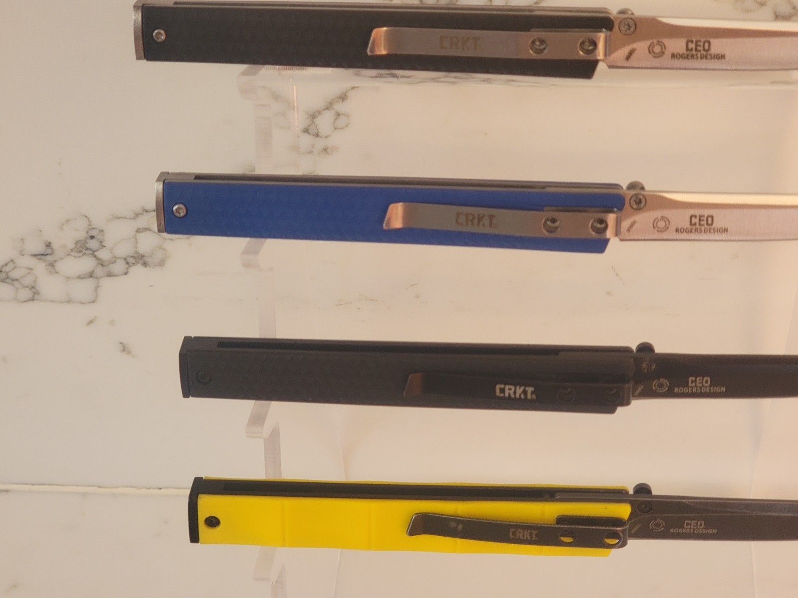 CRKT CEO EDC Folding Pocket Knife Low Profile VARIOUS COLORS 7096 New in Box