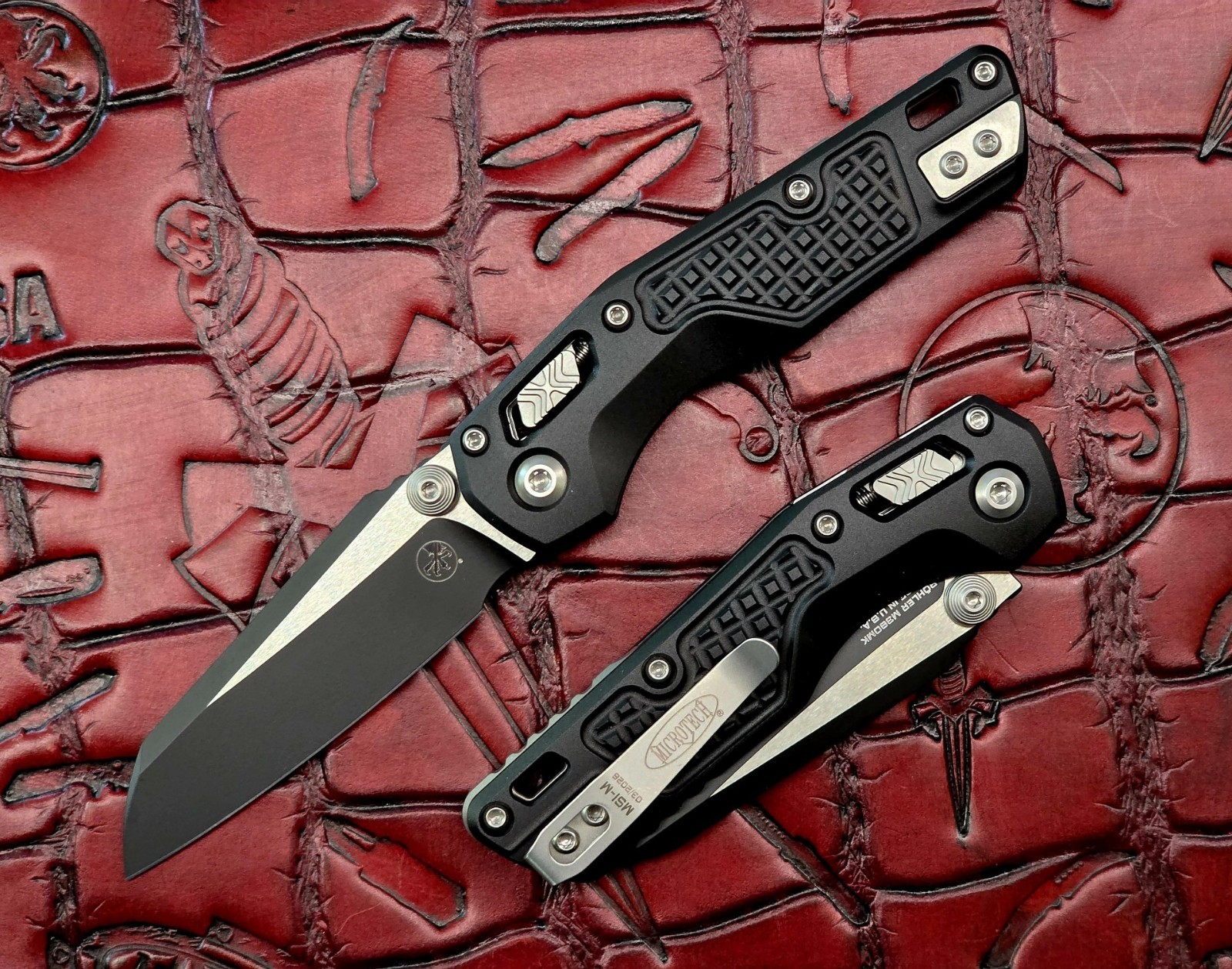 Microtech MSI RAM LOK Mini Manual Black Frag Aluminum Black M390MK 210M-1FR