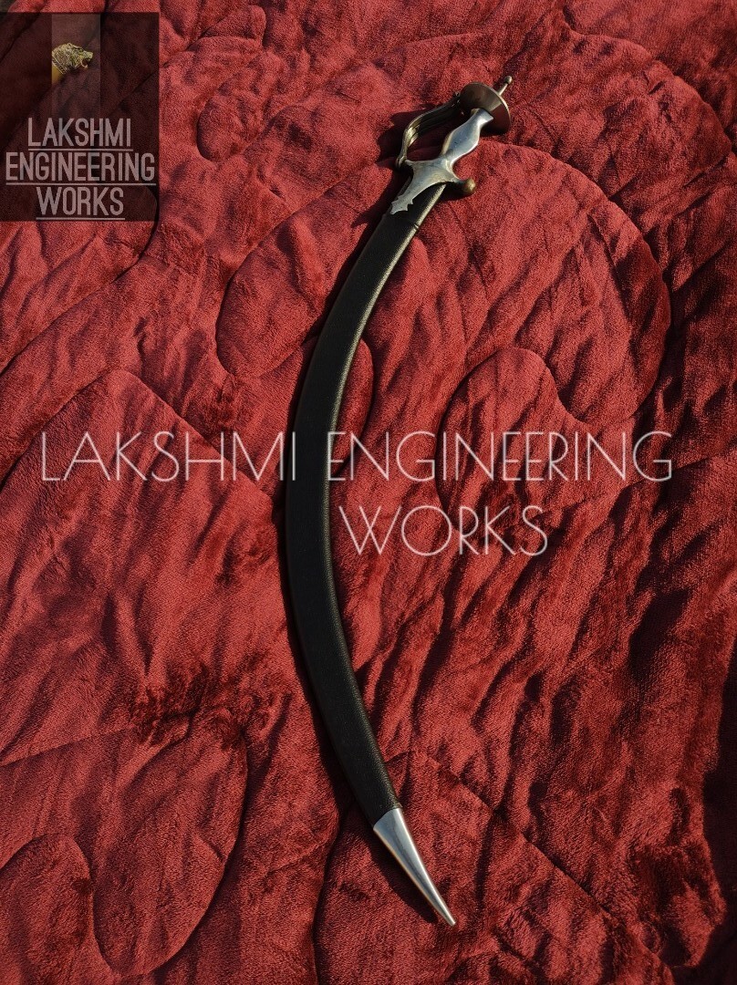 GOLIYA SWORD,Punjabi HandForged GOLIYA SWORD, Sarabloha Kamani Blade, Mild Steel