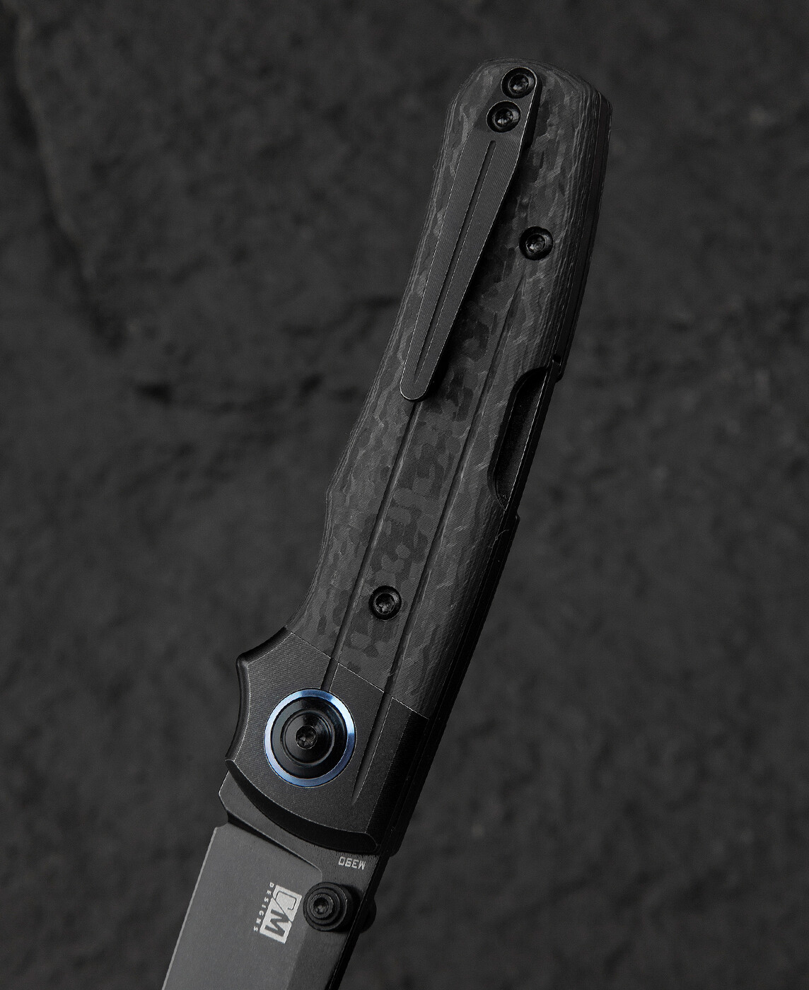 Bestech Knives Tonic Folding Knife 2.88″ M390 Steel Blade Titanium/Carbon Fiber