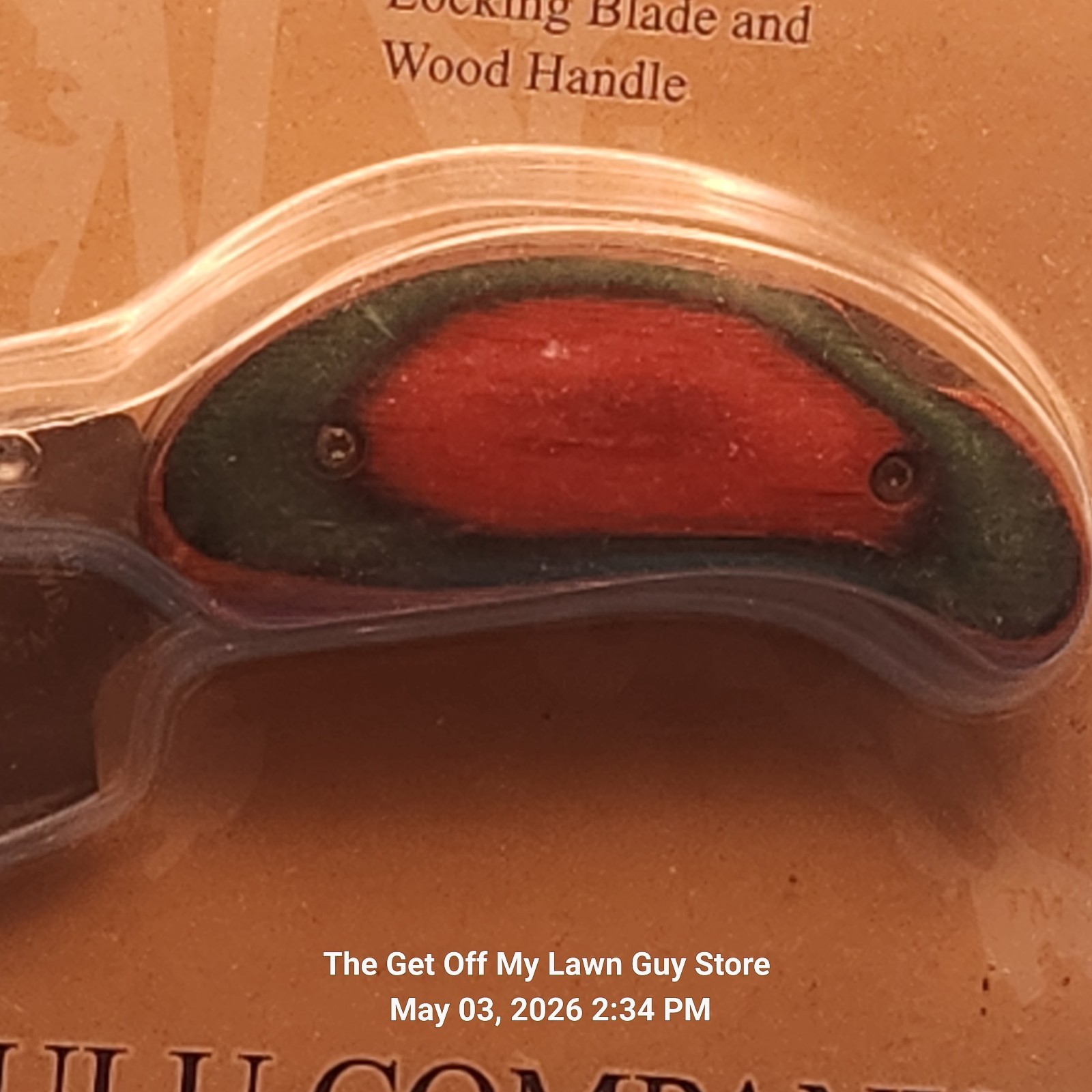 New Alaska Ulu Pocket Knife Exotic Wood Folding Locking Blade 2.75in Steel