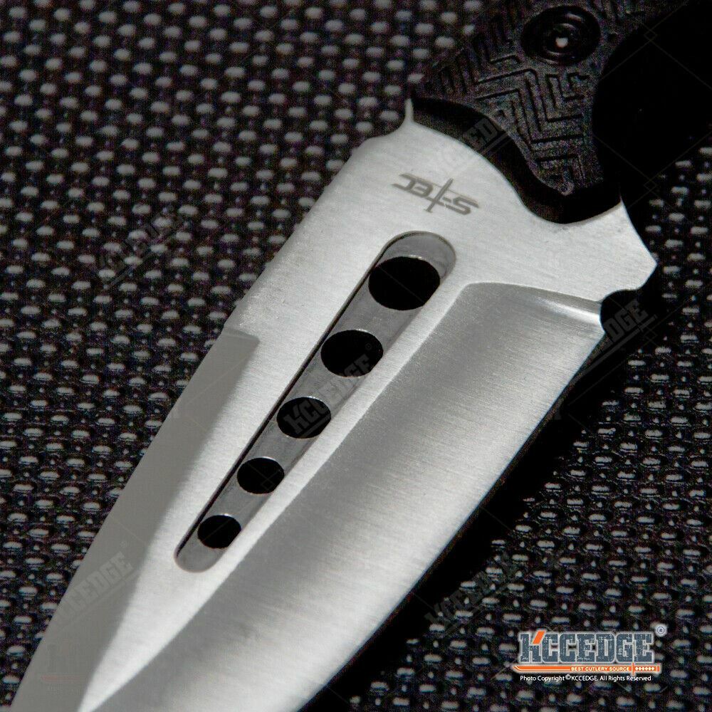 9″ Tactical Knife w/ Kydex Style Sheath Razor Sharp Full Edge Full Tang Blade