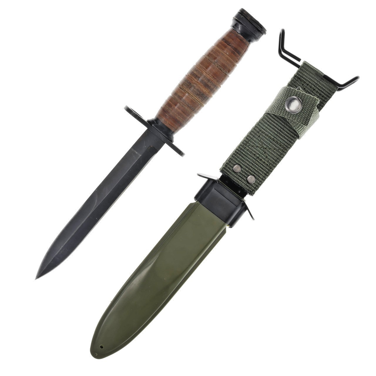 M1 Carbine Reproduction WWII Bayonet Knife w/ Sheath – Read Full Description