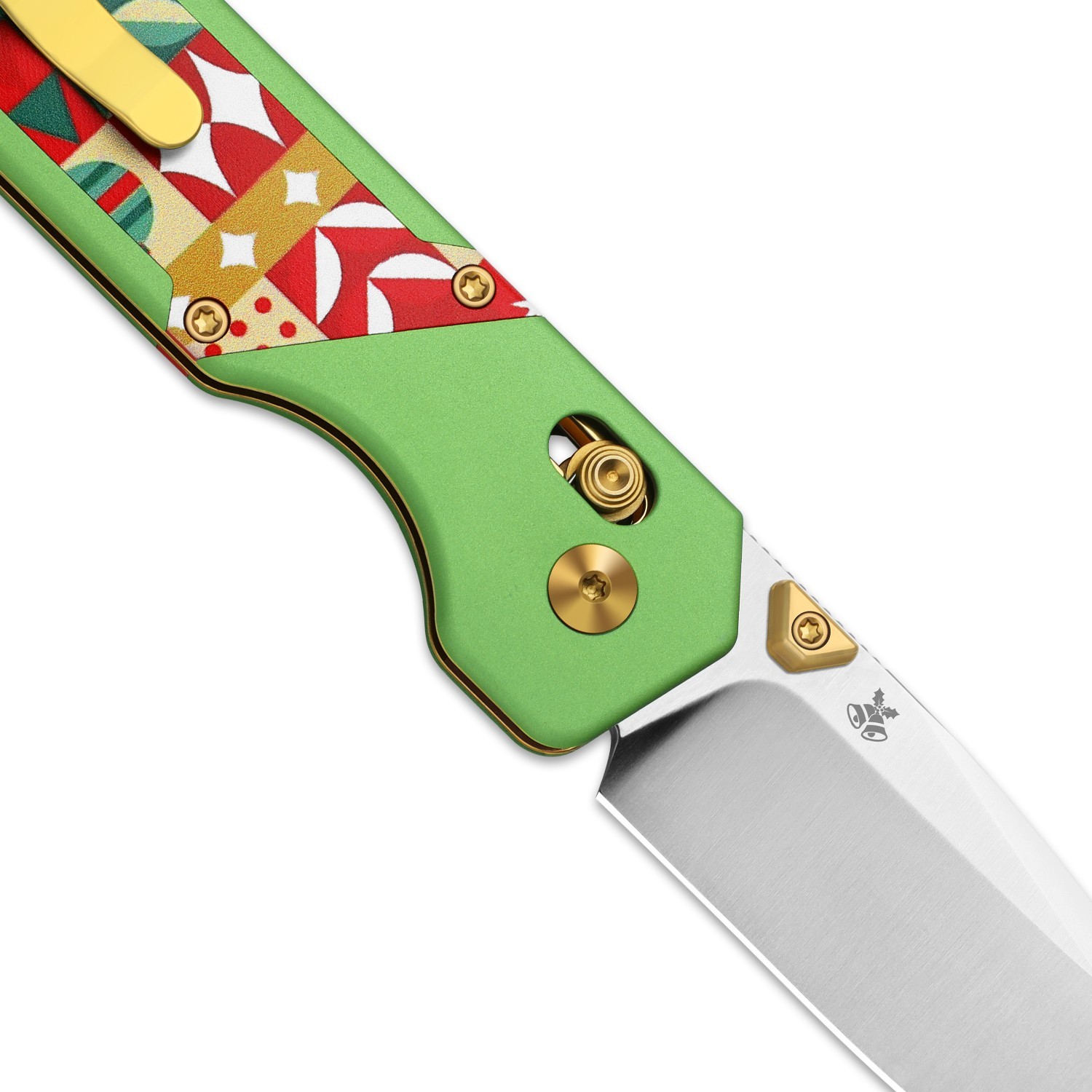 Kizer Militaw Christmas Folding Knife S45VN Blade Aluminum &G10 Handle Ki3634MC1