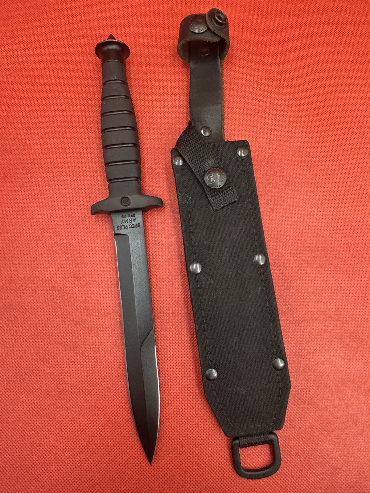🔪ONTARIO SPEC PLUS ARMY SP3-95 Military Combat Knife w-Original Sheath USA!