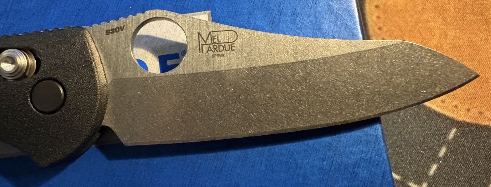 Benchmade 555-S30V Mini Griptilian S30V Black Grivory Manual Folding Knife