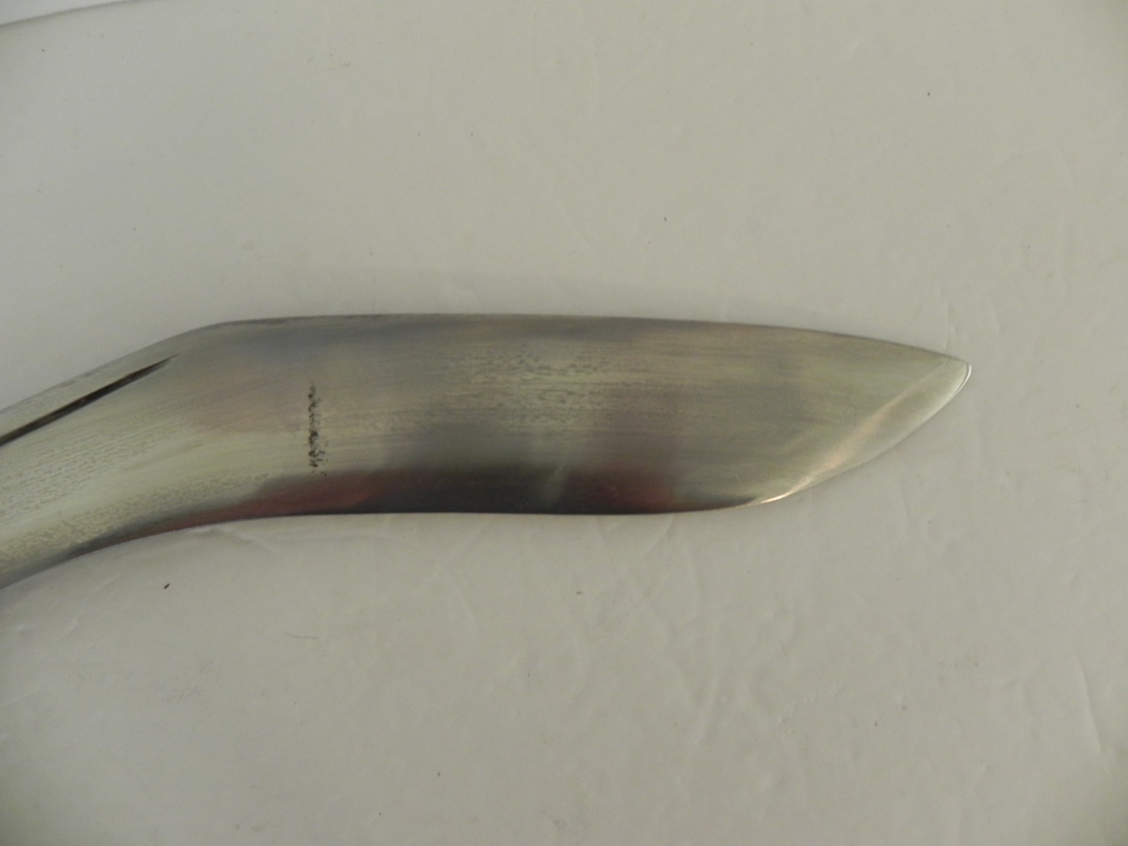 Reproduction Gurkha Khukri Knife w/ Recurved Blade and Wooden Handle in Sheath