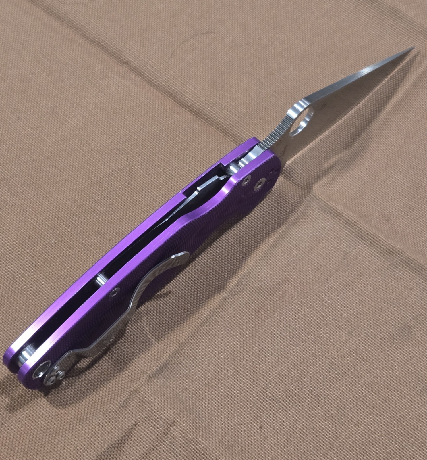 Spyderco Paramilitary 2 Aluminum Purple BD1N C81ALPPR2 Blade HQ Exclusive