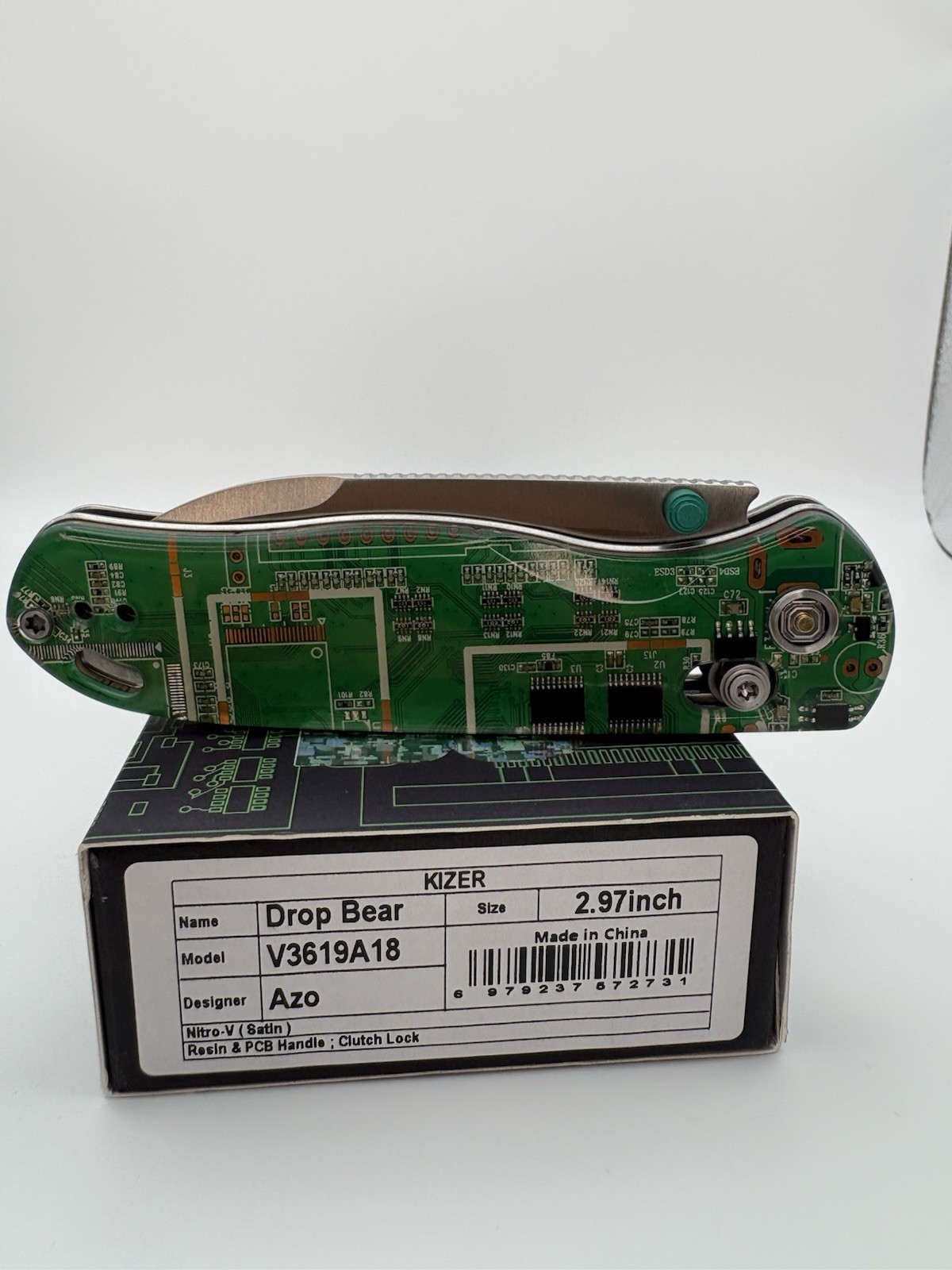 Kizer Drop Bear PCB Resin Exclusive Nitro V Satin Blsde