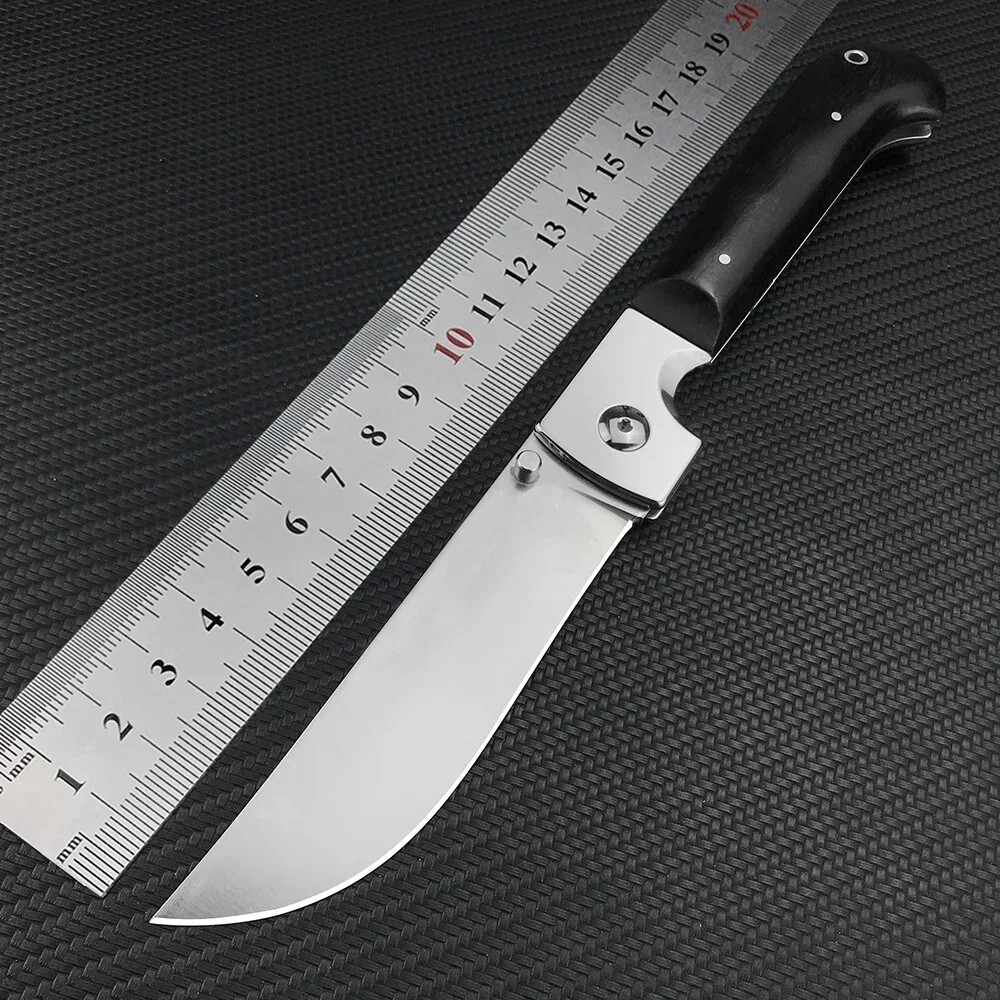 Russian Pchak Folding Blade Knife D2 Steel Hunting Camping Outdoor Knife