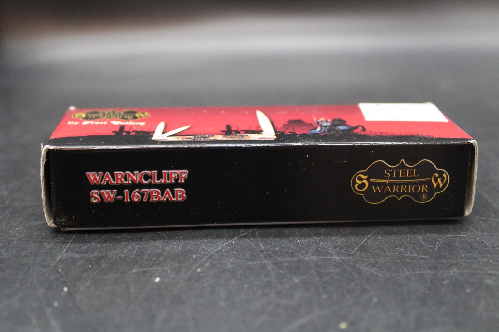 Steel Warrior Warncliff Trapper Pocket Knife SW-167BAB 440 Stainless New in Box