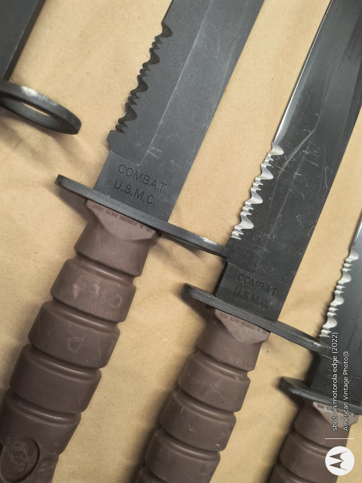 Vintage Genuine OKC3S OKC-3S Fighting Knife Bayont USMC Ontario Knife Co OKC USA