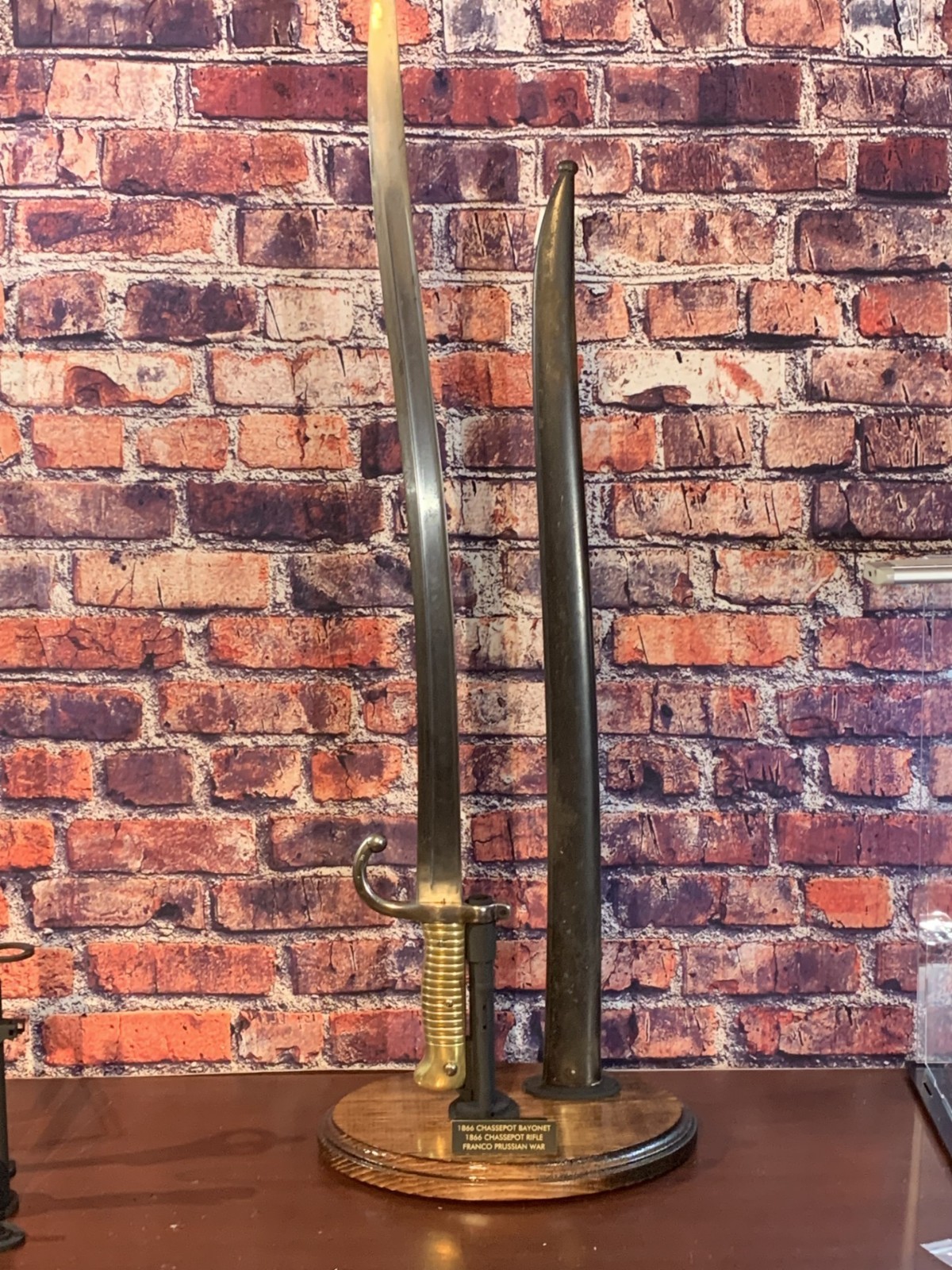 Bayonet Stands for the French Chassepot 1866 and 1874 Gras Bayonet/Scabbard