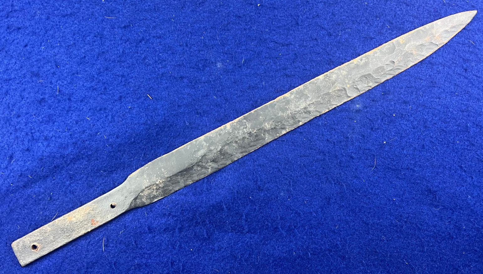 Vintage Antique Hand Forged Steel Sword Blade Only 21″ Unmarked Straight Short