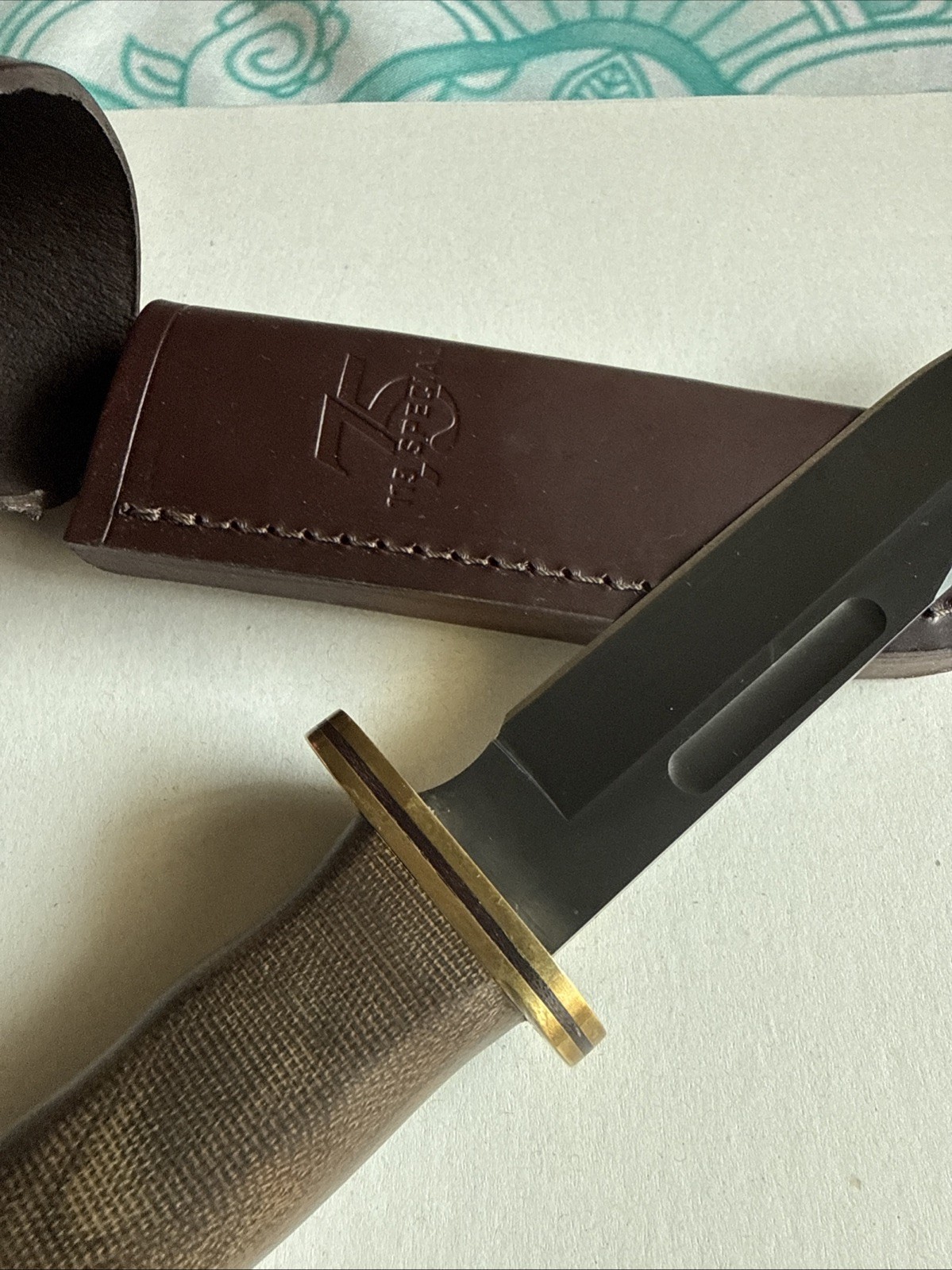Buck 119 Knife 2024 National Knife Day Limited Run 0119BO 27-B/sheath.USA￼