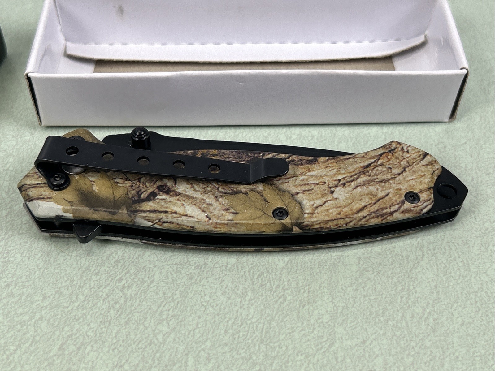 Pocket Knife Cutlery Camo United States Army Military Hunting Dakota Outdoor