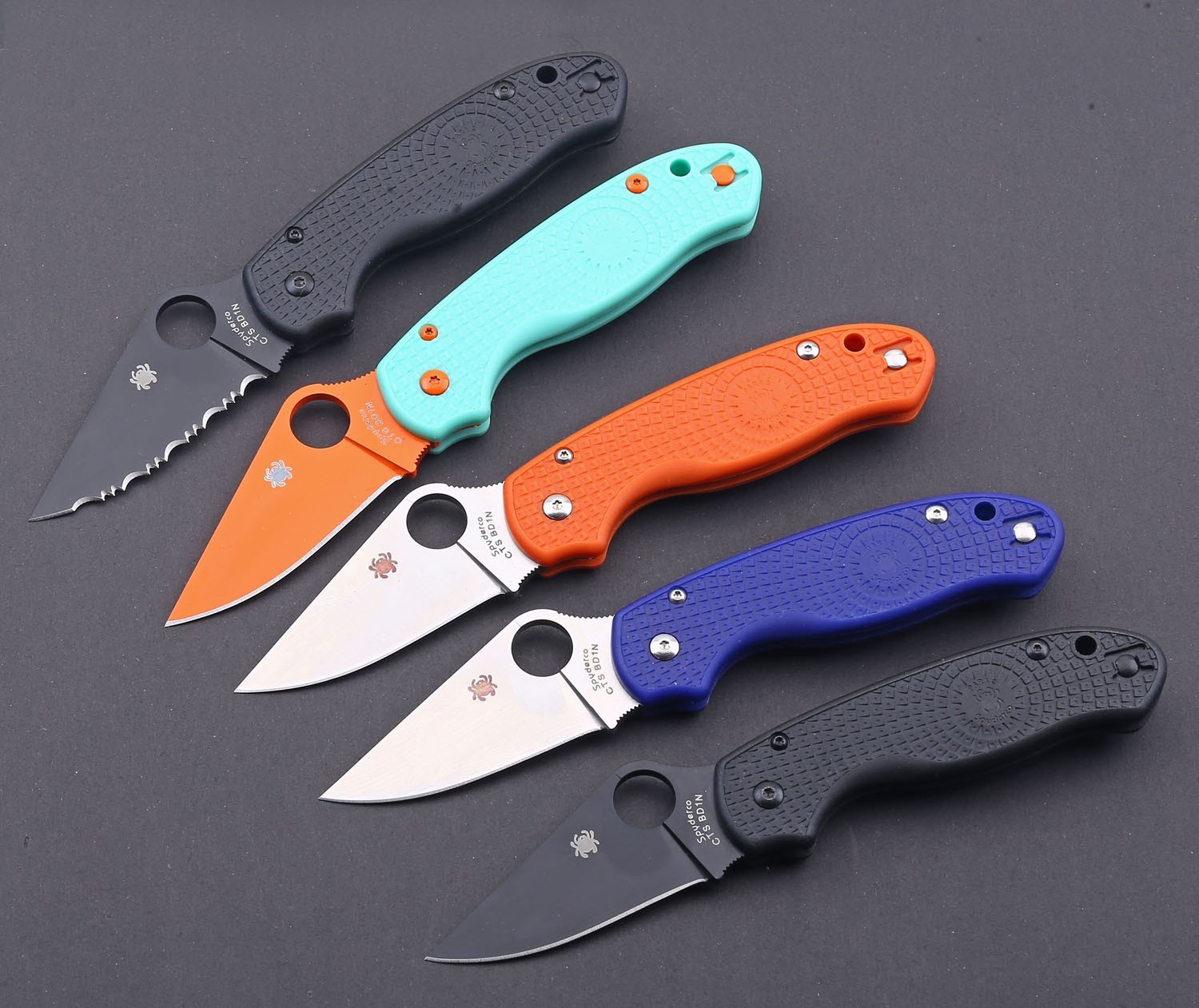 Orange Pocket Knife Folding Blade Pocket Knives Hunting Camping Edc Tool Nylon