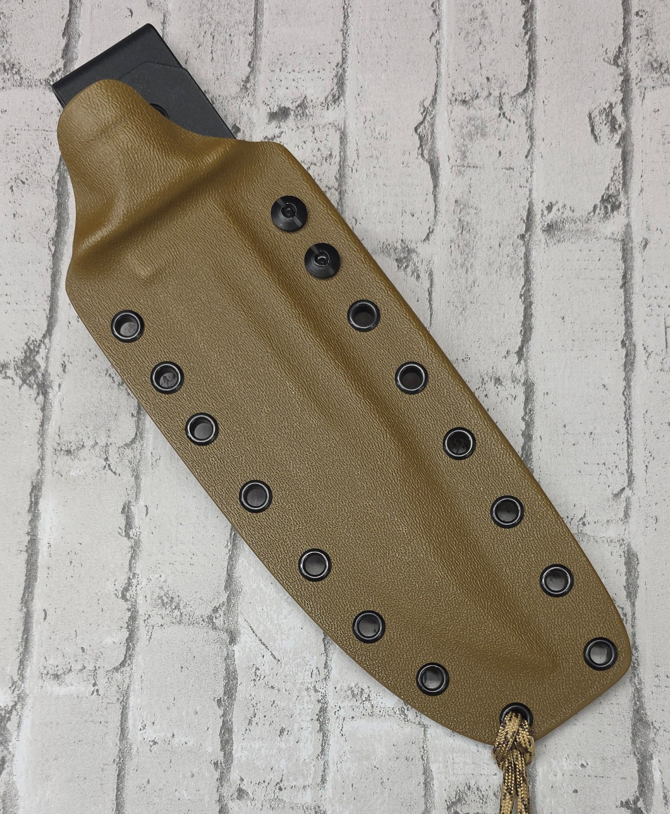 KYDEX SHEATH for KA-BAR 1217 USMC FIGHTING KNIFE, DROP CLIP, HAND MADE, KAKY489