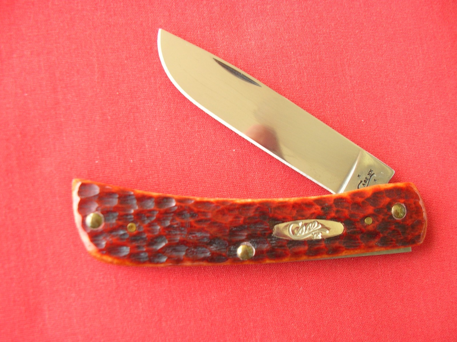 CASE XX SODBUSTER JR. CHESTNUT JIG BONE HANDLES 2018 KNIFE 1