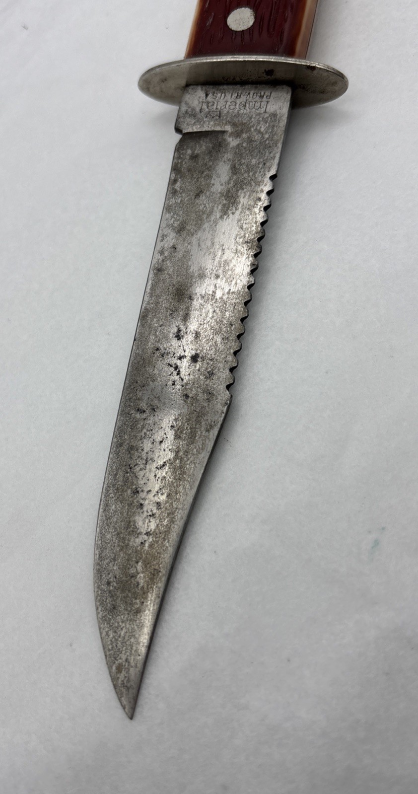 Vintage Imperial Stag Head Series Fixed Blade Hunting Knife & Pocket Knife