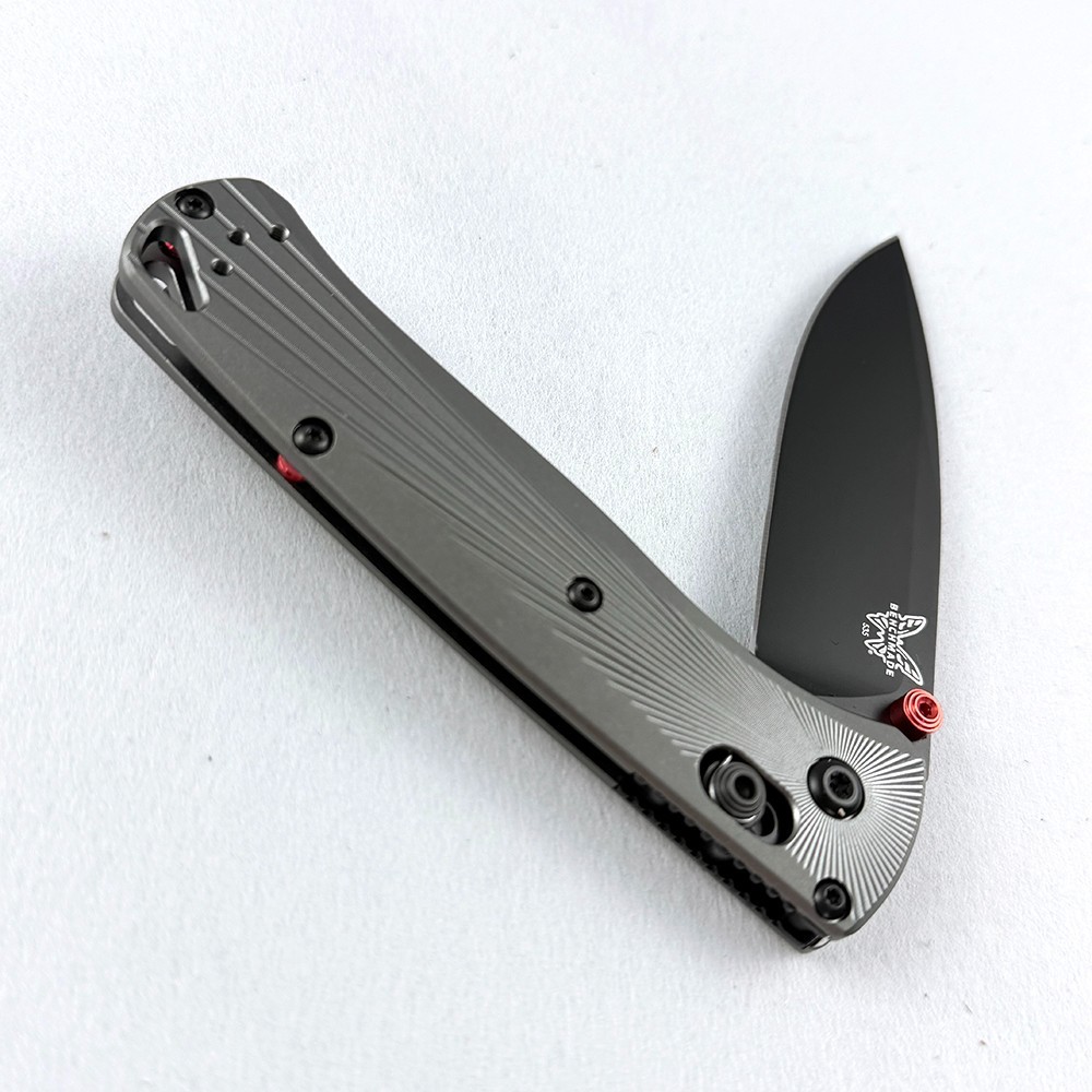 Benchmade Bugout 535BK-4 M390 Stainless Steel Gray Aluminum Handle Folding Knife