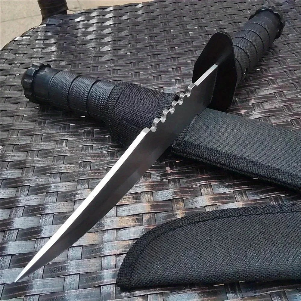 MILITARY Hunting TACTICAL FIXED BLADE SURVIVAL Army Knife