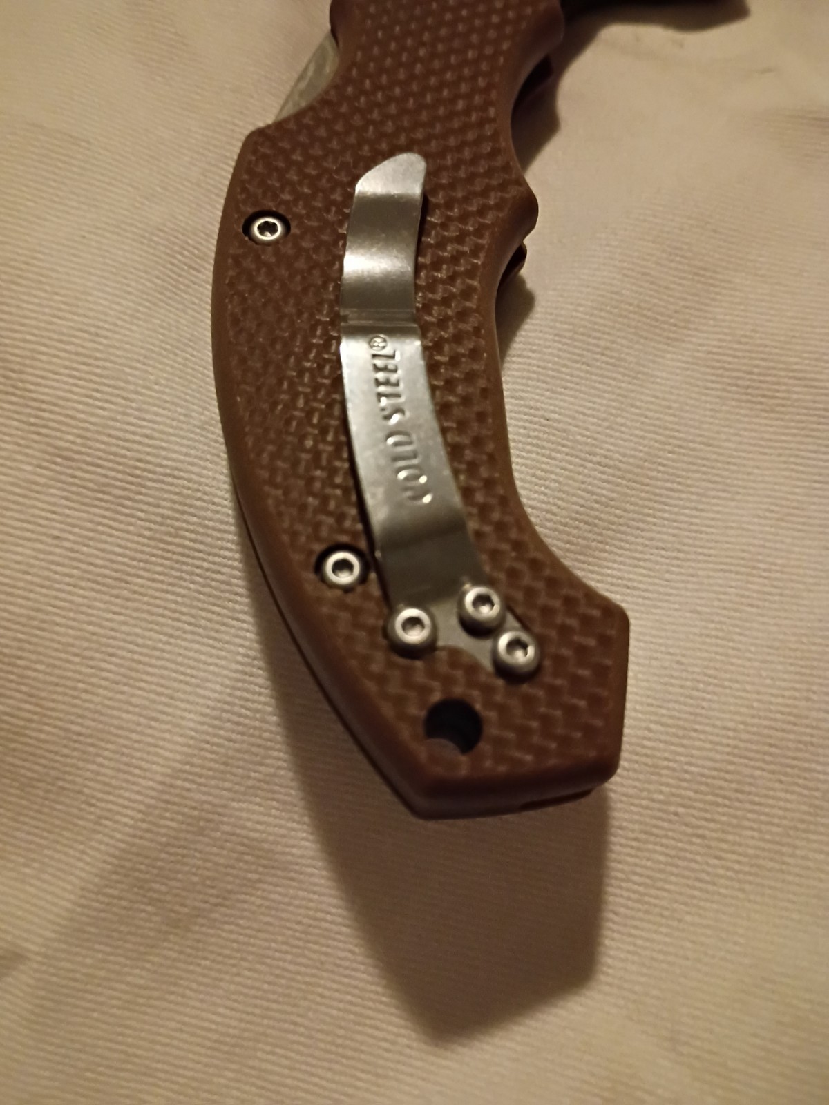 Cold Steel Talwar 4 CTS-XHP Desert Tan G10 Folding Pocket Knife