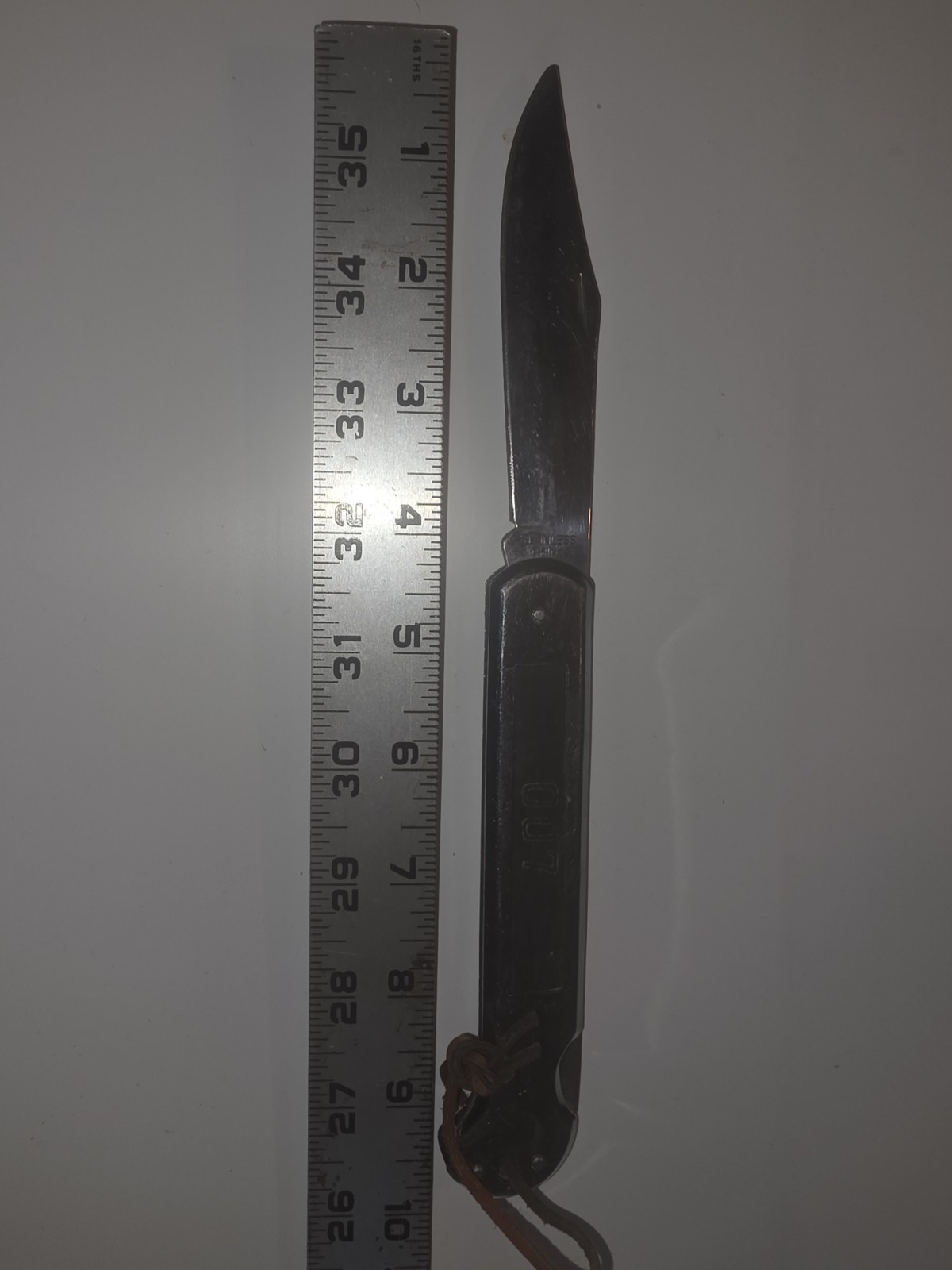 Vintage 1970’s 007 Folding Pocket Knife – Stainless – China