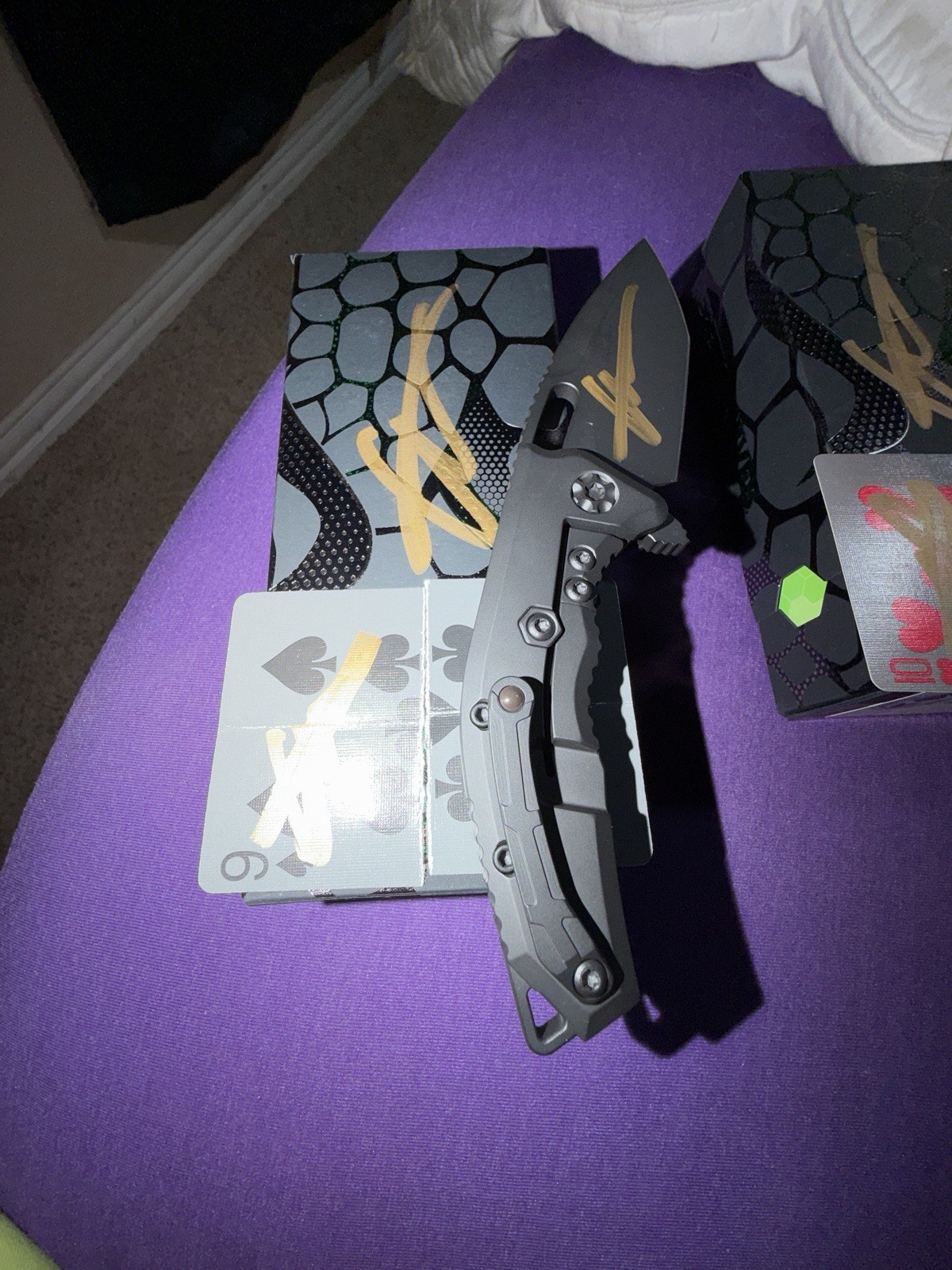 1 of 1 Heretic Knives Medusa MagnaCut Tanto Frame Lock manual blade show ATL 26
