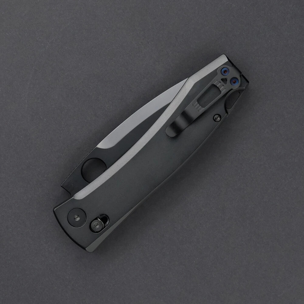 Daggerr Knives Nightmare Folding Knife 3.88 Magnacut Steel Blade Titanium Handle