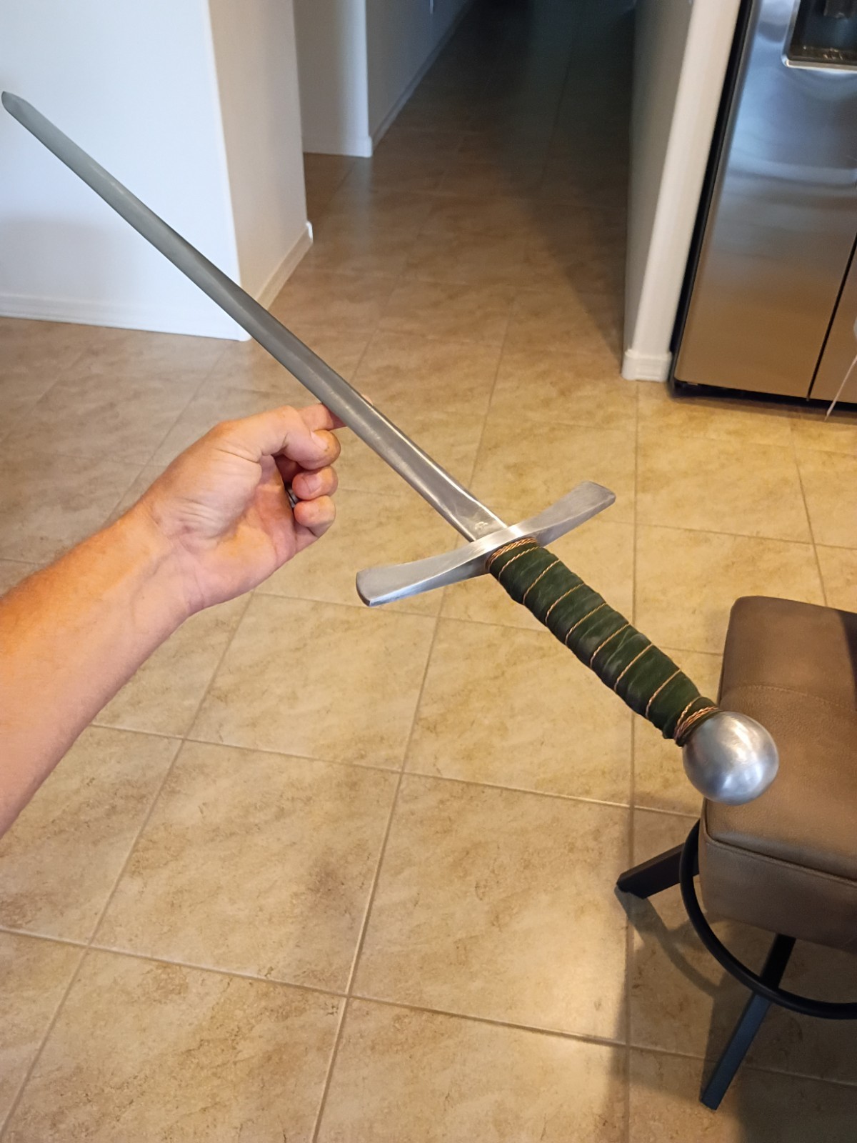 🔥 38.5″ Starfire Longsword/ Combat Sword W/Scabbard