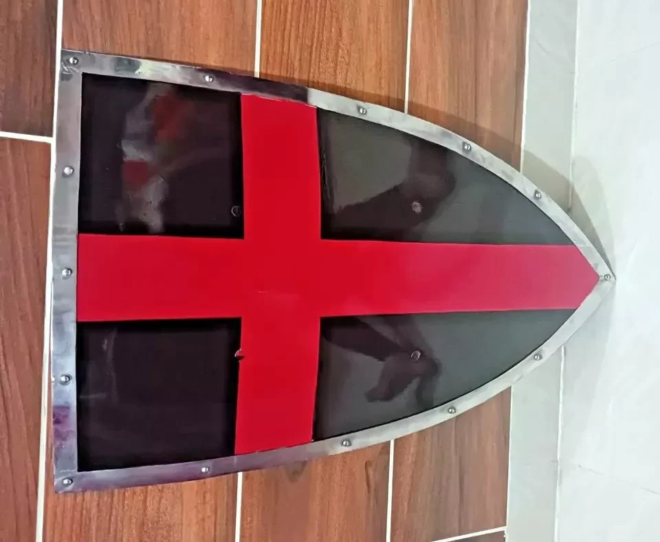 Templar Black Knight Red Cross Battle Cosplay Reproduction armor shield