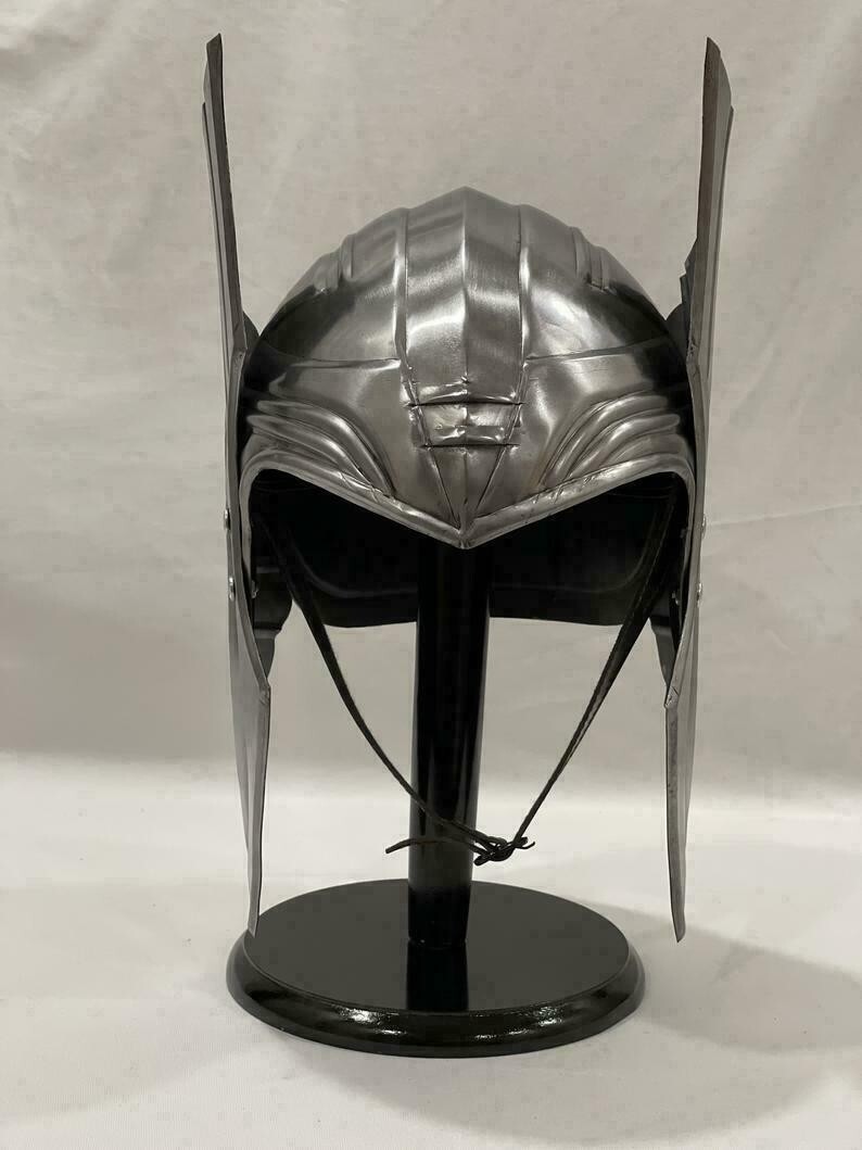 Thor Helmet 18 Gauge Mild Steel Ragnarok Movie Helmet with Stand Avengers Helmet