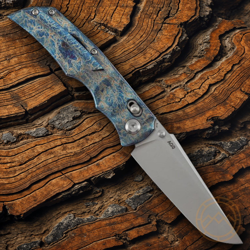 Kansept Knives SIF Folding Knife 3.75″ CPM S35VN Steel Blade Titanium Handle