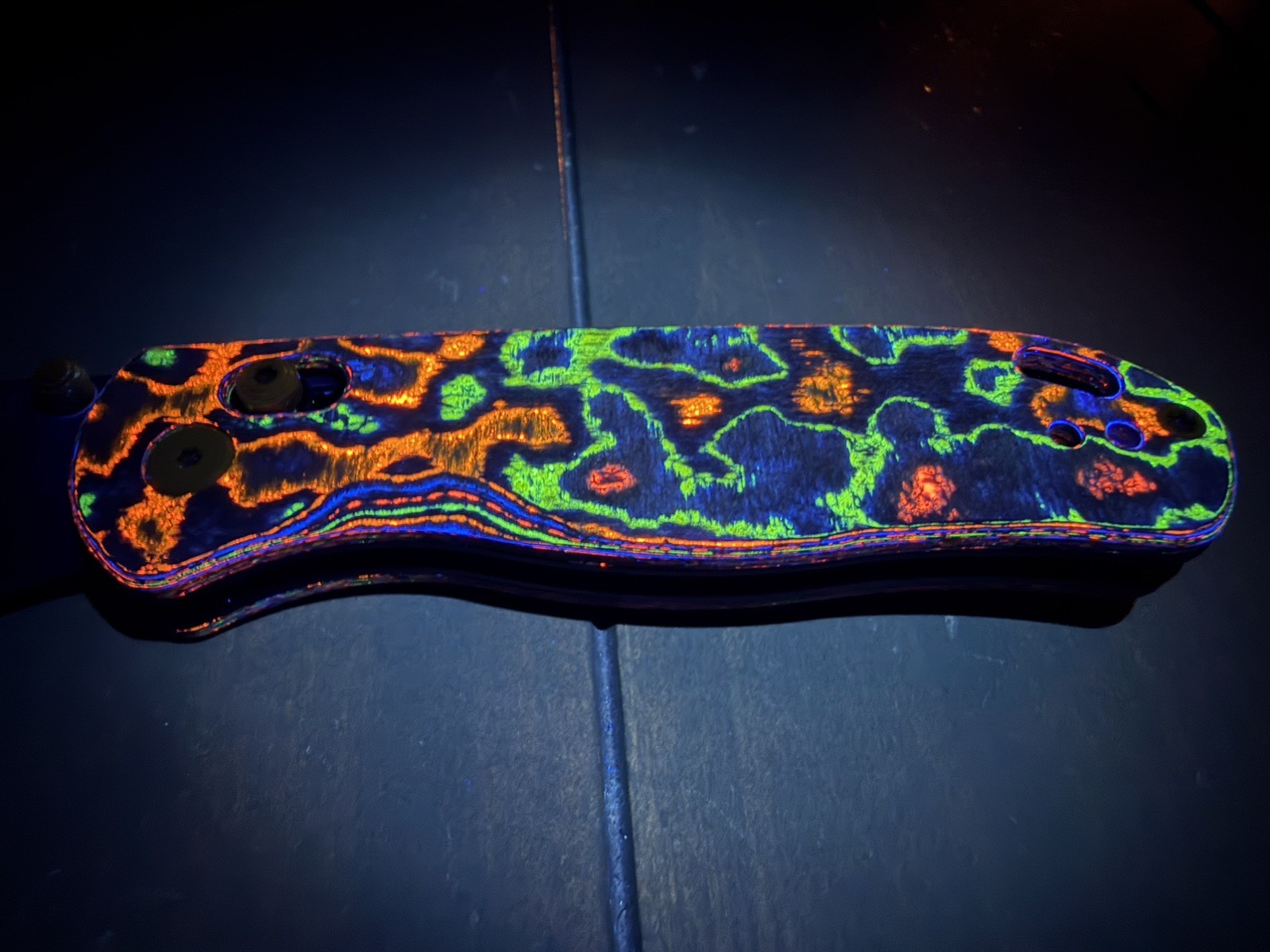 Kizer Drop Bear 80’s Camo Carbon Fiber 1 Of 200 Folding Pocket Knife