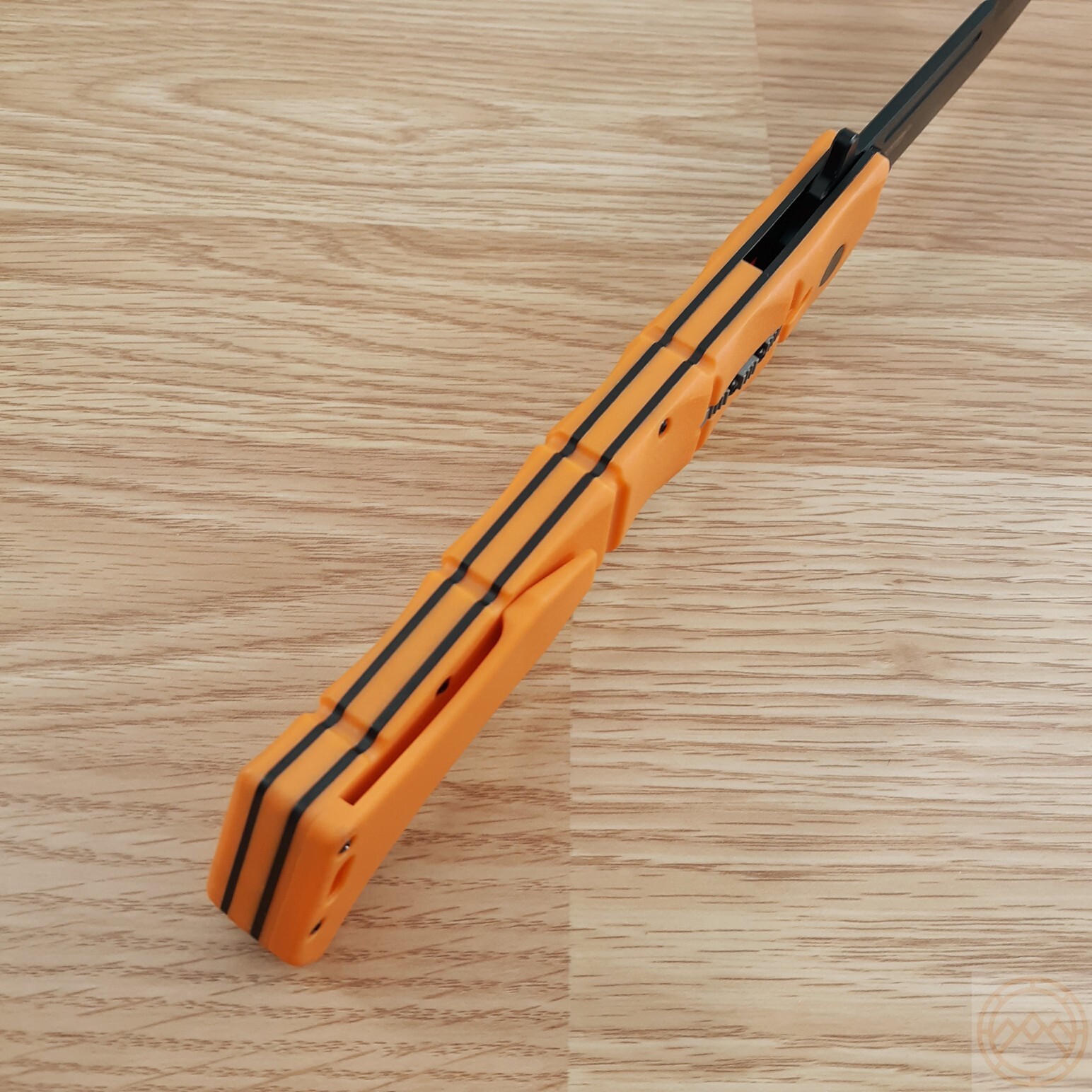 Cold Steel Large Luzon Folding Knife 6″ 8Cr13MoV Steel Blade Orange GFN Handle
